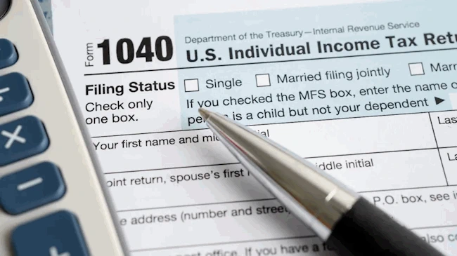 IRS Tax Form 1040